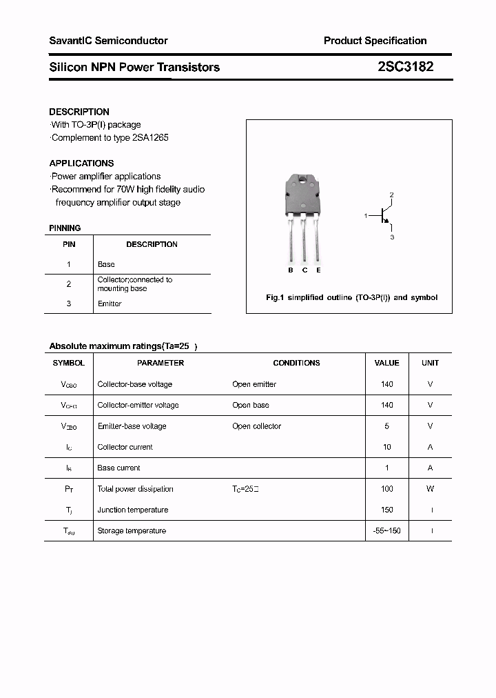 2SC3182_4377926.PDF Datasheet