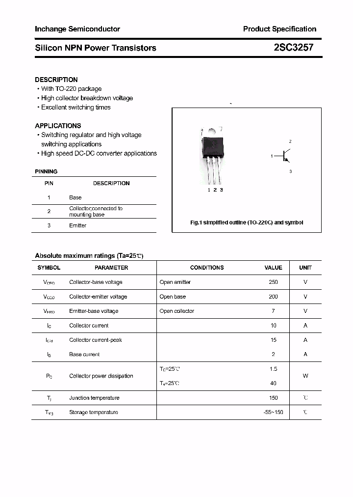 2SC3257_4504163.PDF Datasheet