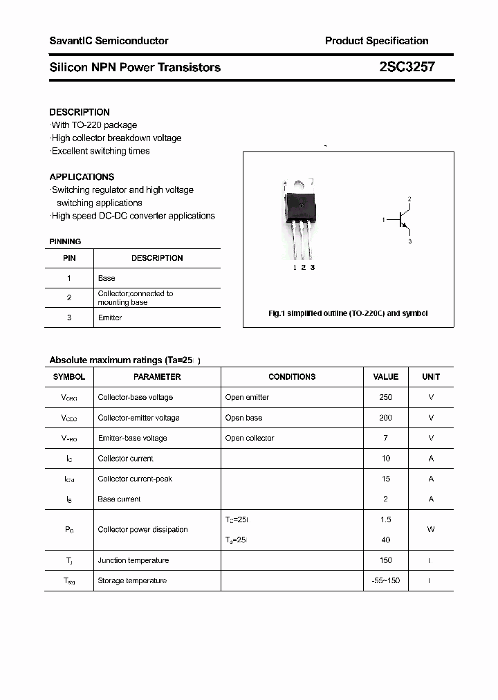 2SC3257_4504164.PDF Datasheet