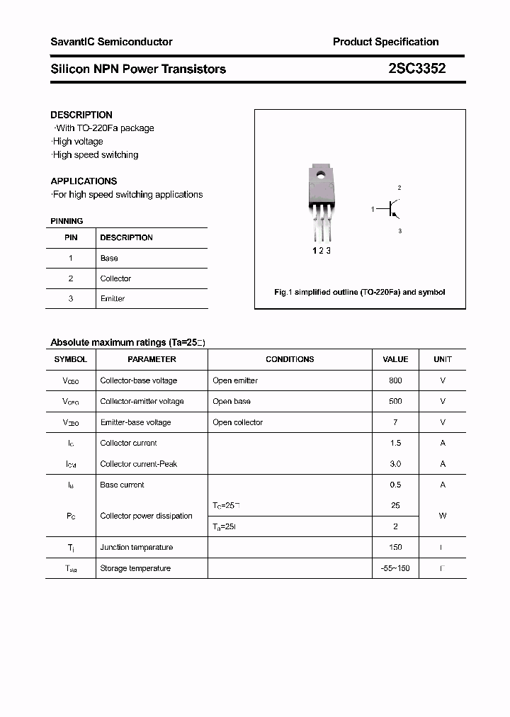 2SC3352_4400622.PDF Datasheet
