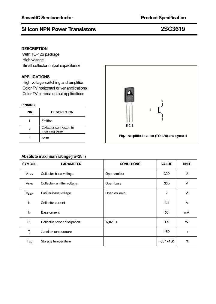 2SC3619_4392728.PDF Datasheet