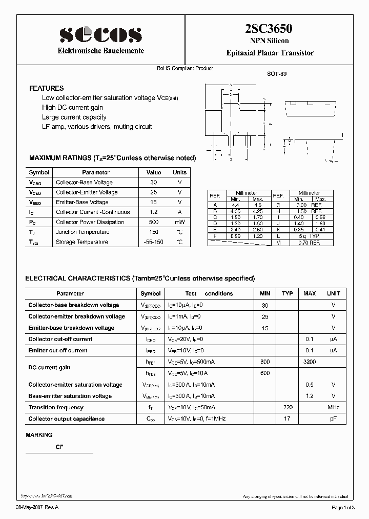 2SC3650_4430402.PDF Datasheet