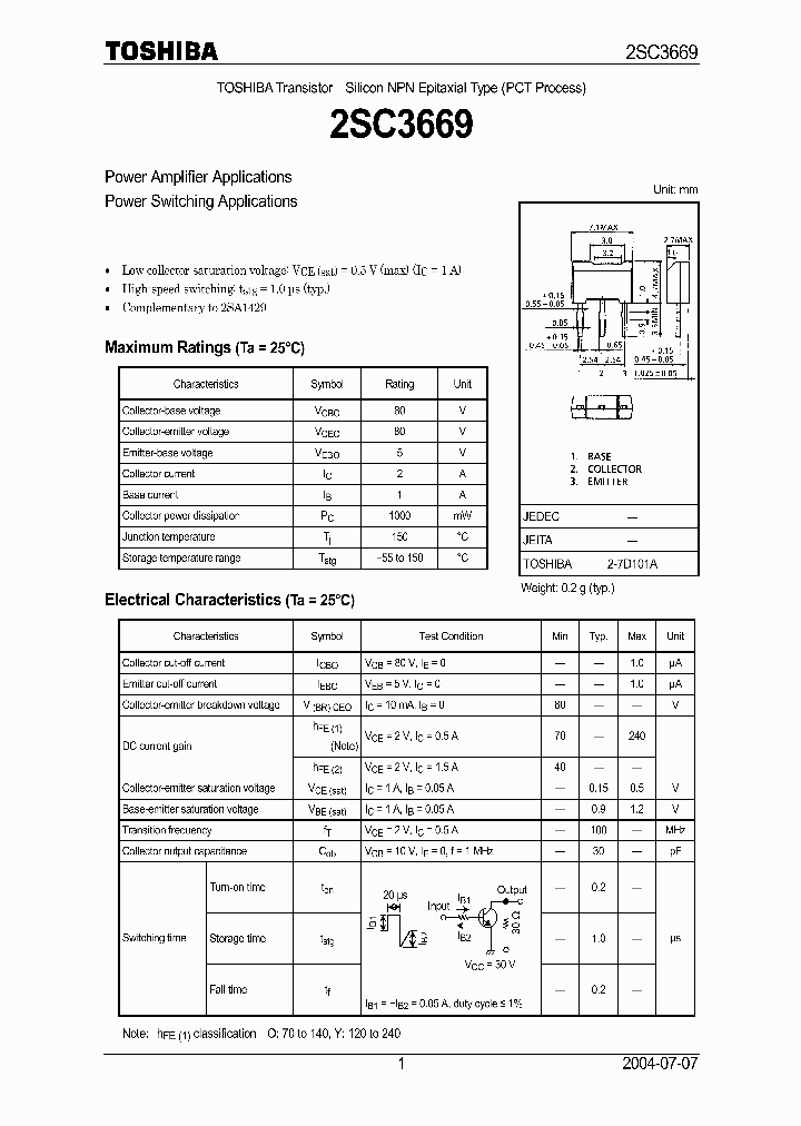 2SC3669_4304565.PDF Datasheet