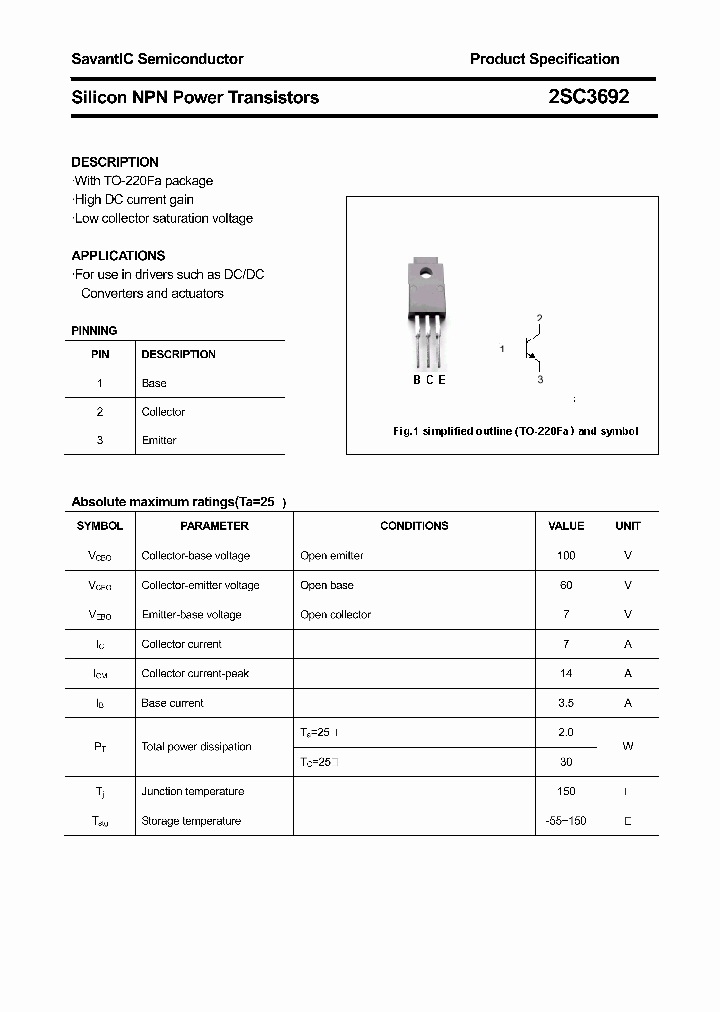 2SC3692_4470053.PDF Datasheet