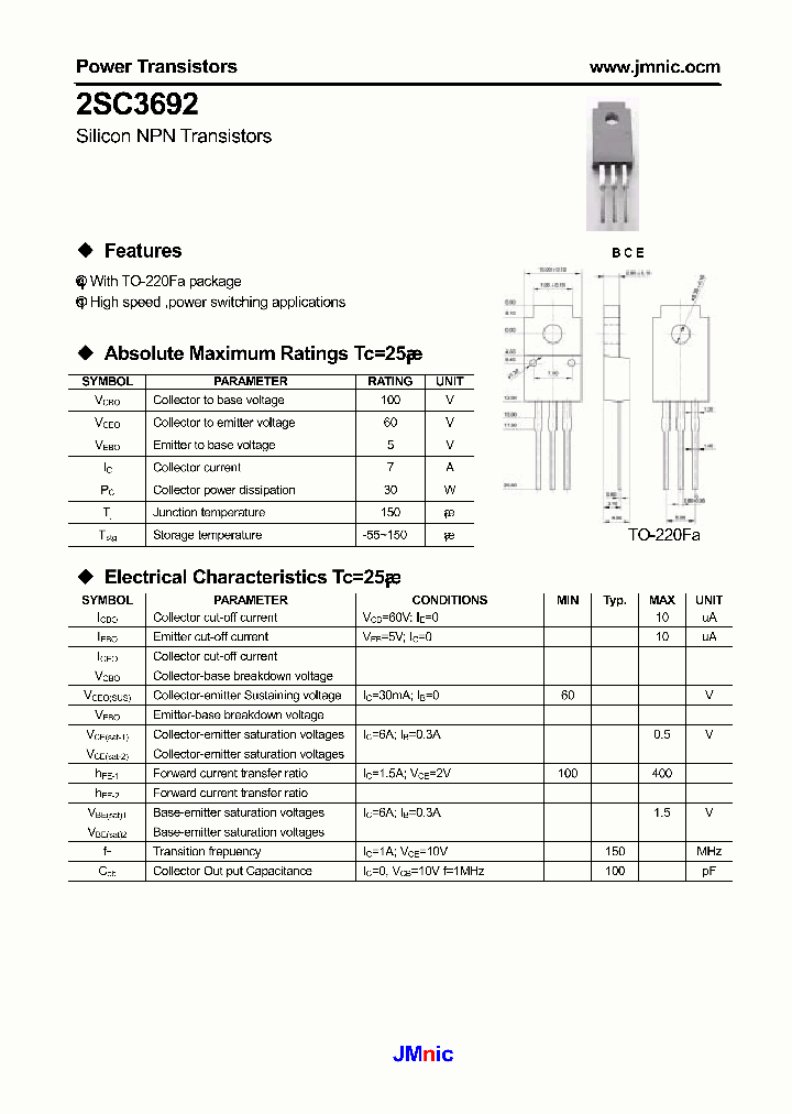 2SC3692_4470054.PDF Datasheet