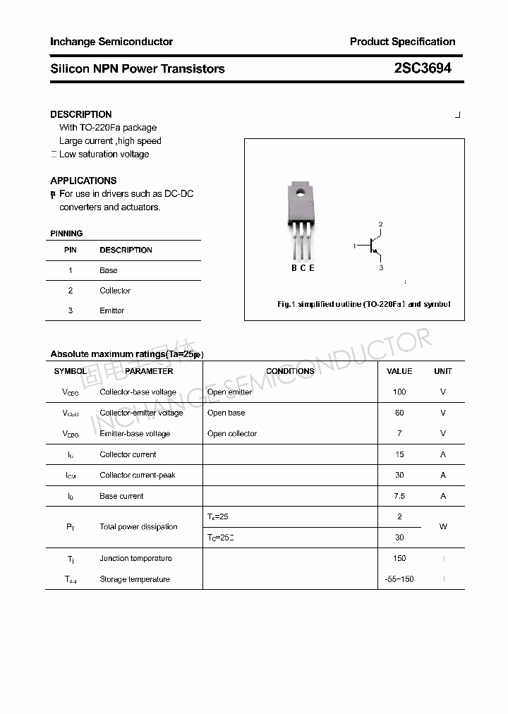 2SC3694_4312729.PDF Datasheet