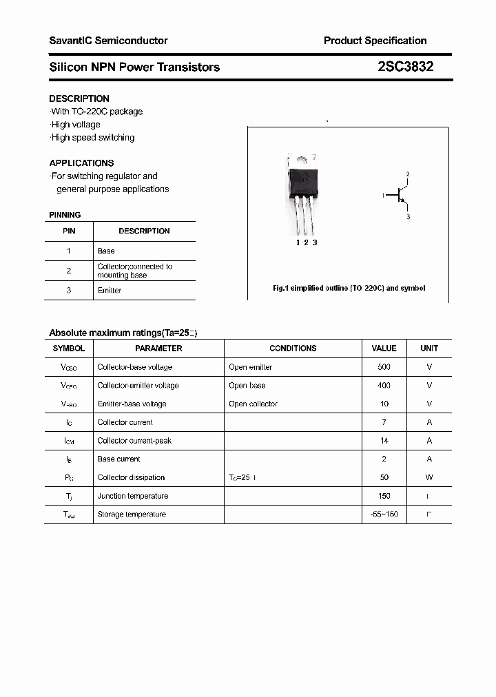 2SC3832_4485950.PDF Datasheet