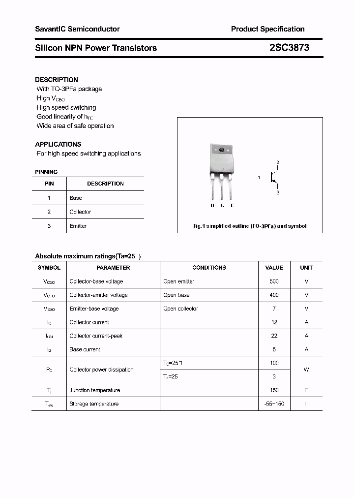 2SC3873_4385118.PDF Datasheet