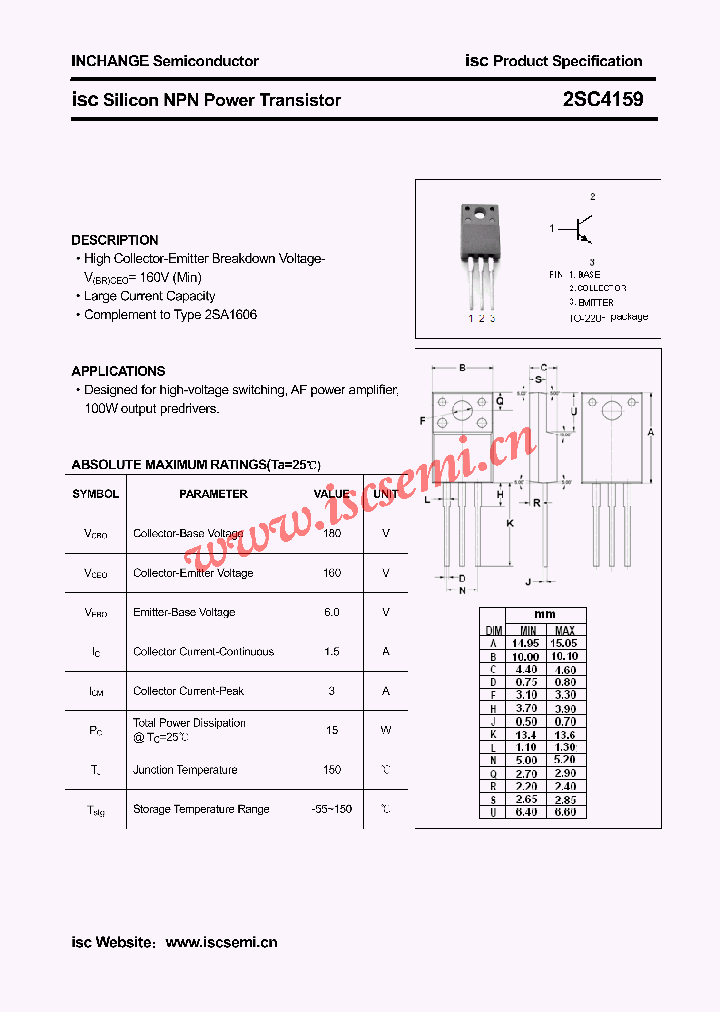 2SC4159_4632624.PDF Datasheet