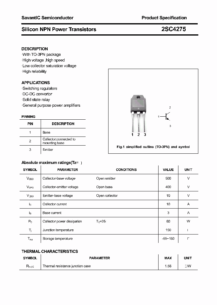 2SC4275_4394273.PDF Datasheet