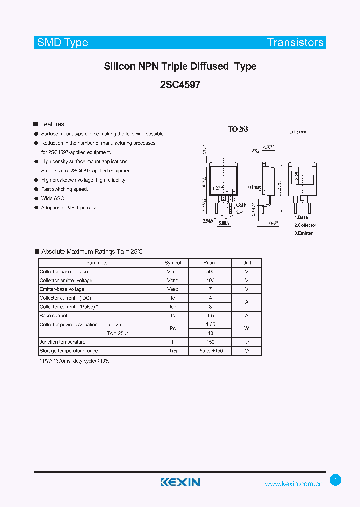 2SC4597_4319380.PDF Datasheet