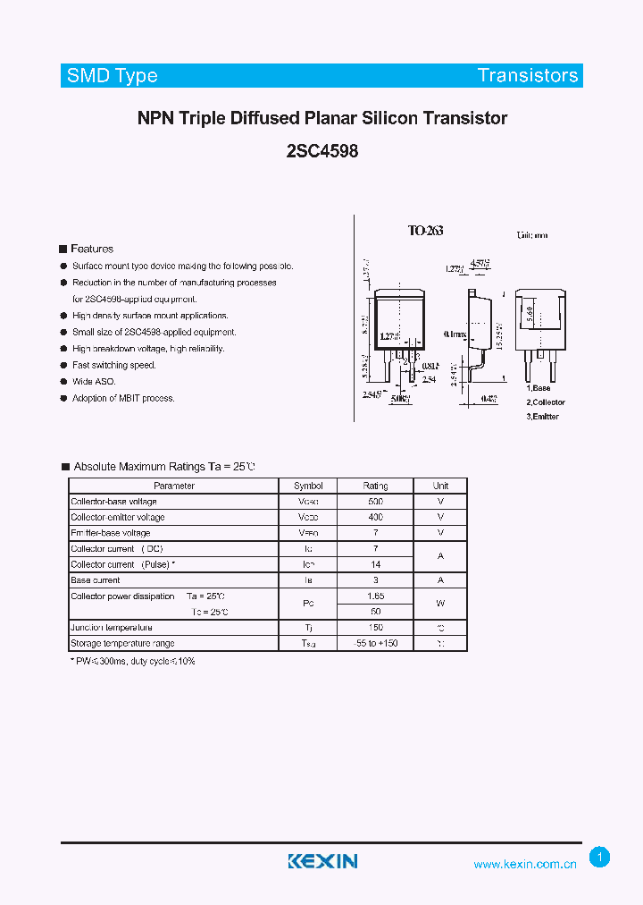 2SC4598_4319381.PDF Datasheet