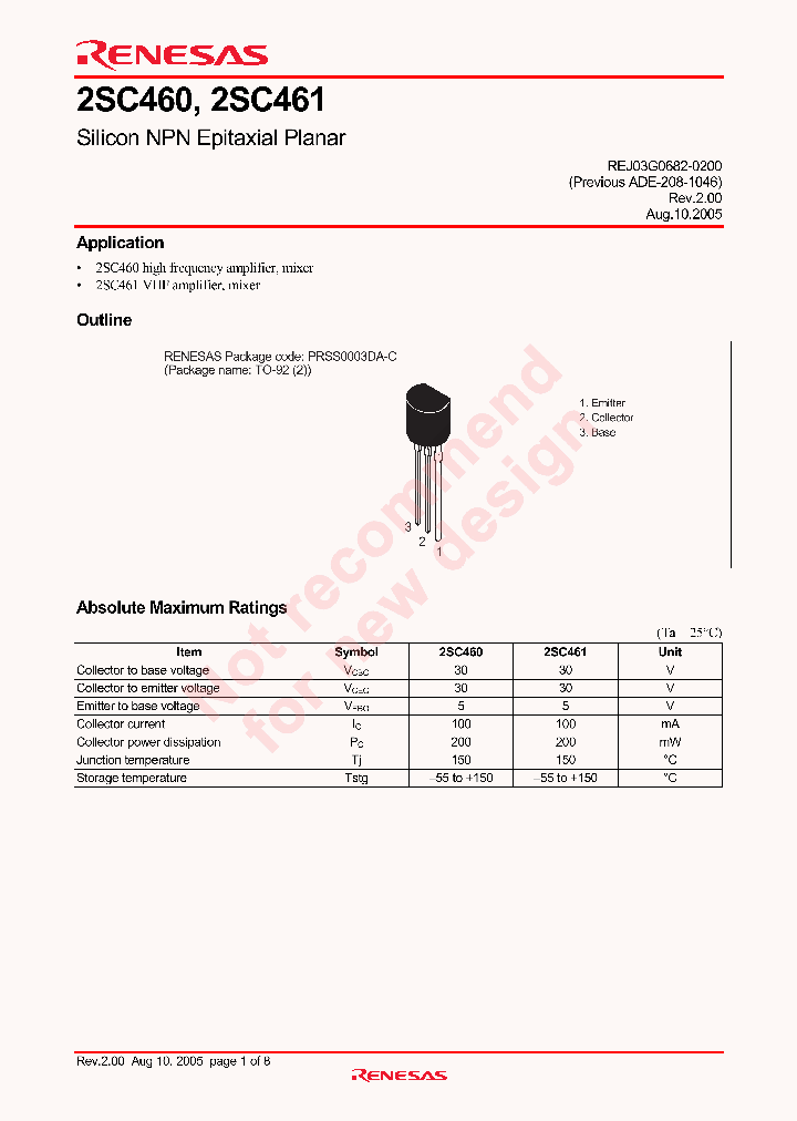 2SC460_4266222.PDF Datasheet