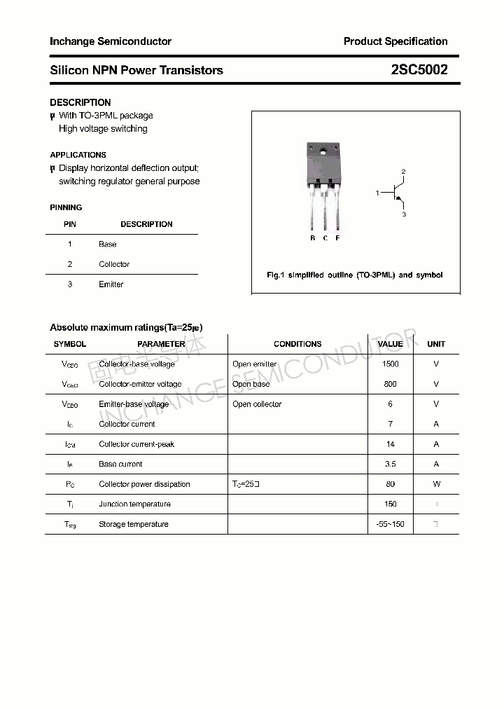 2SC5002_4317290.PDF Datasheet