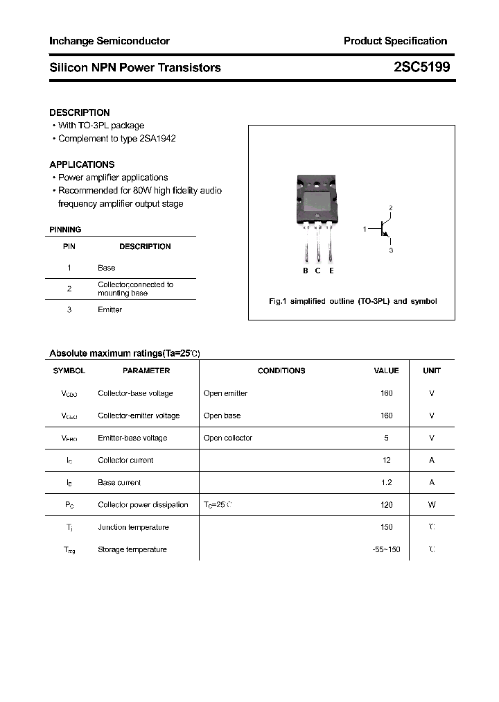 2SC5199_4639120.PDF Datasheet