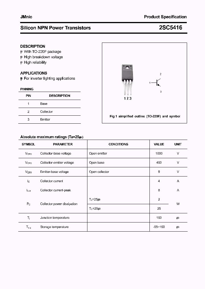 2SC5416_4668595.PDF Datasheet
