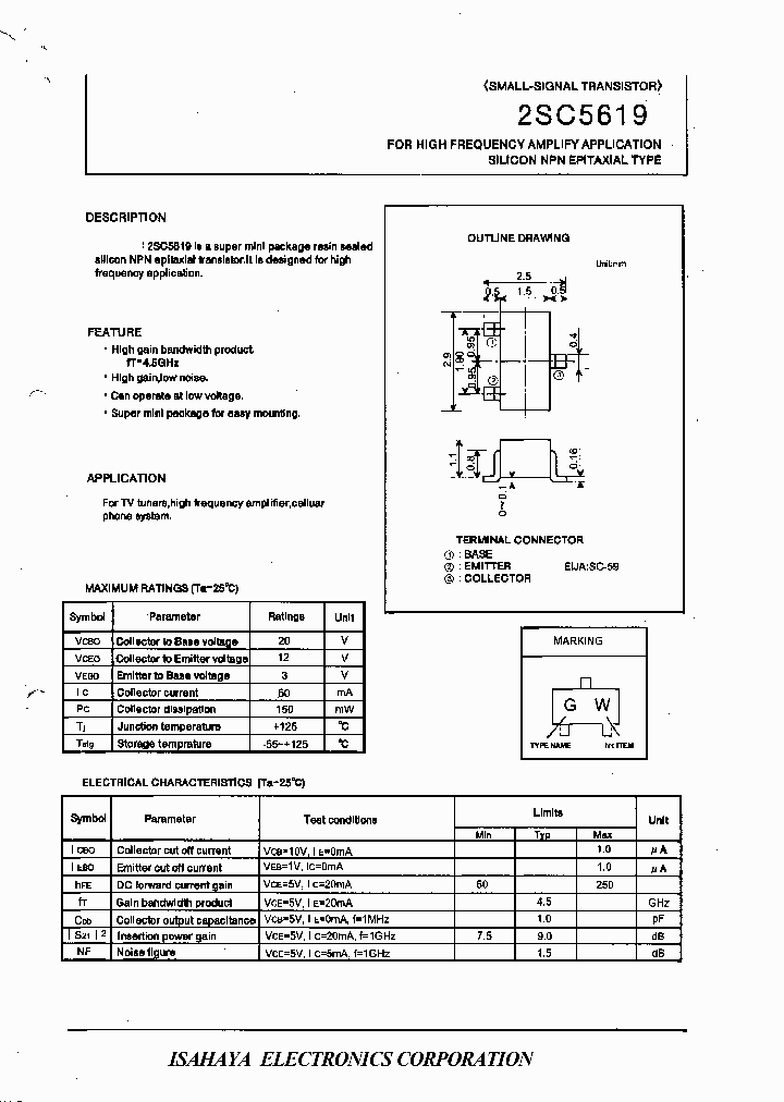 2SC5619_4366371.PDF Datasheet