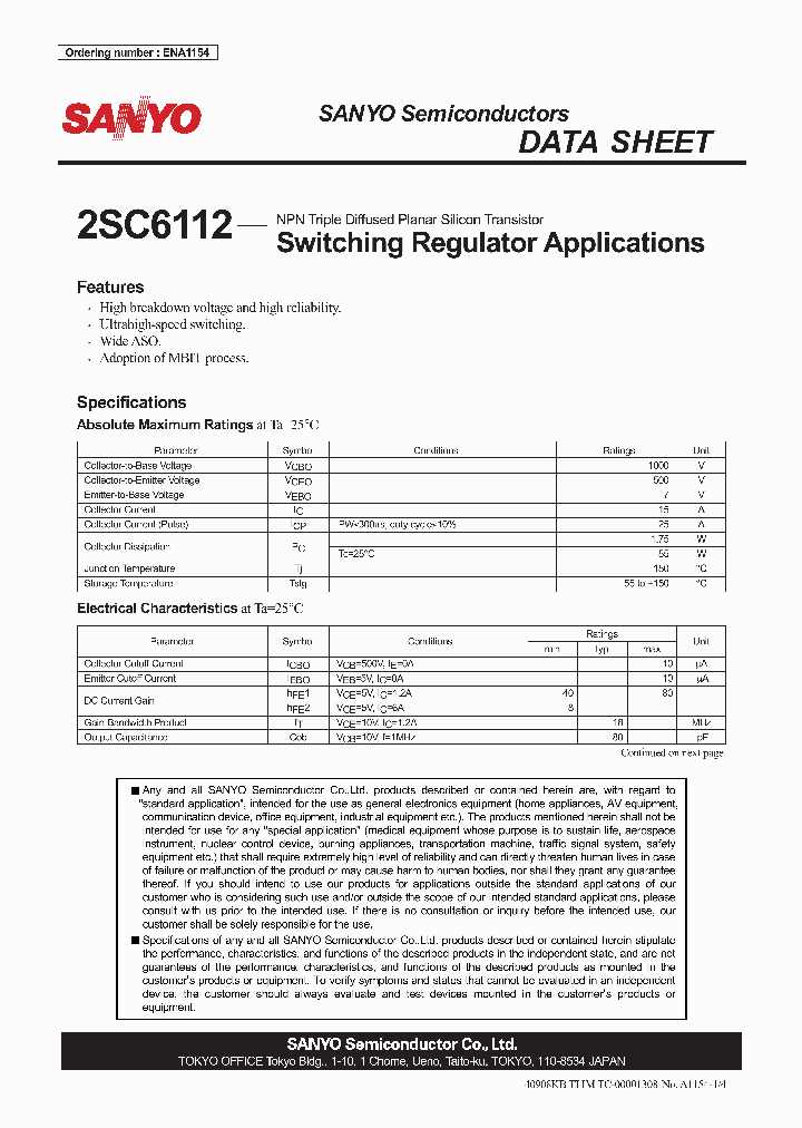 2SC6112_4303274.PDF Datasheet