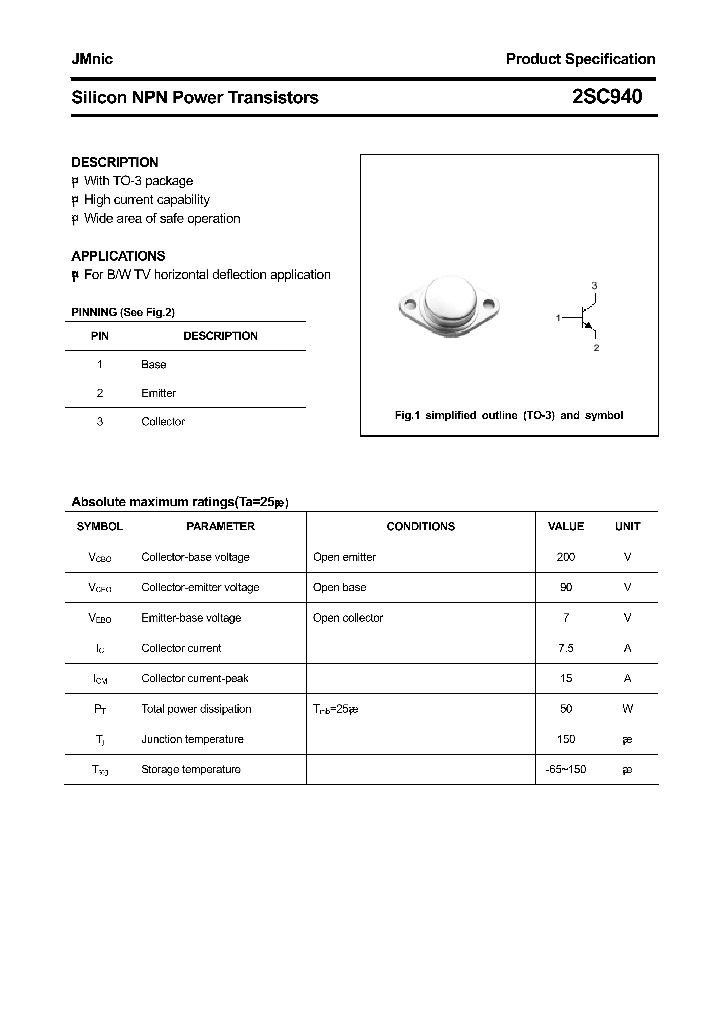 2SC940_4455422.PDF Datasheet