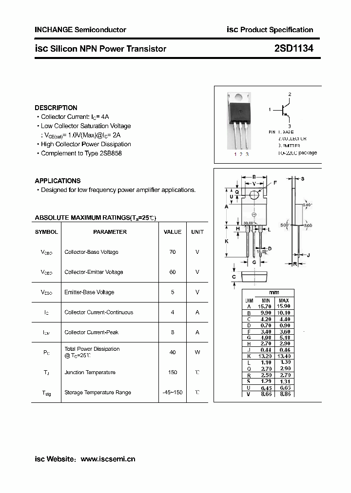 2SD1134_4427406.PDF Datasheet