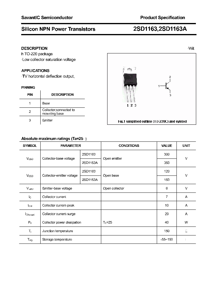 2SD1163_4391317.PDF Datasheet