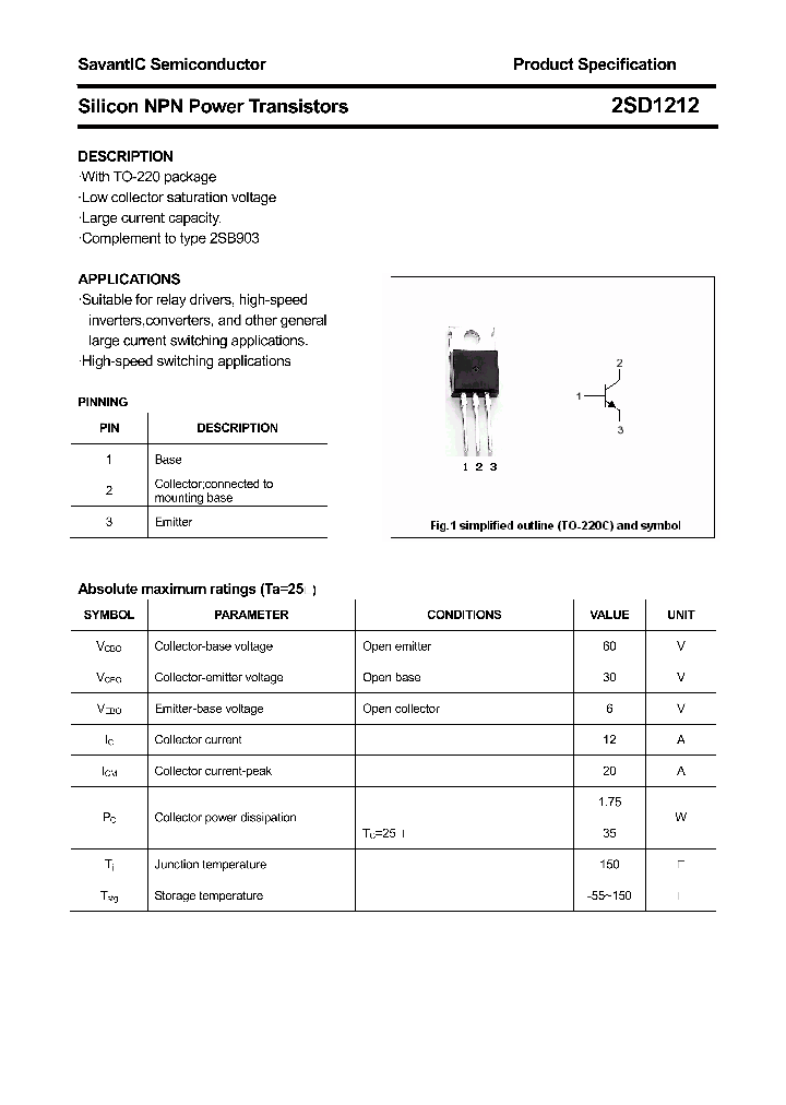 2SD1212_4408705.PDF Datasheet
