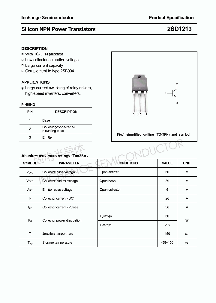 2SD1213_4357403.PDF Datasheet