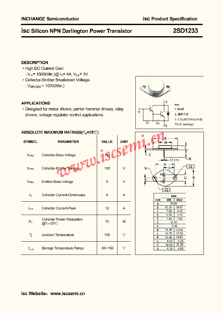 2SD1233_4572273.PDF Datasheet