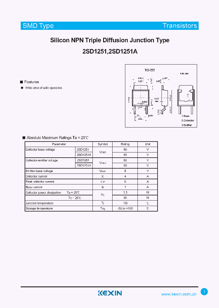 2SD1251_4328148.PDF Datasheet