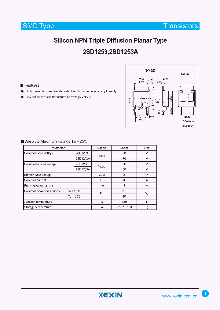 2SD1253_4328151.PDF Datasheet