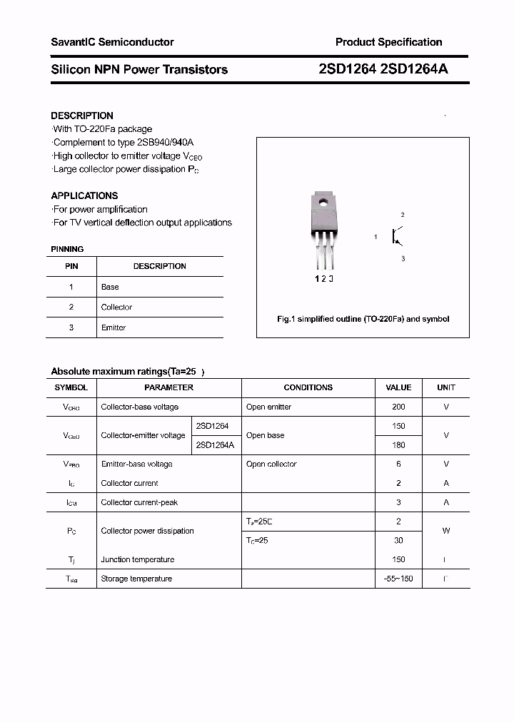 2SD1264_4401608.PDF Datasheet