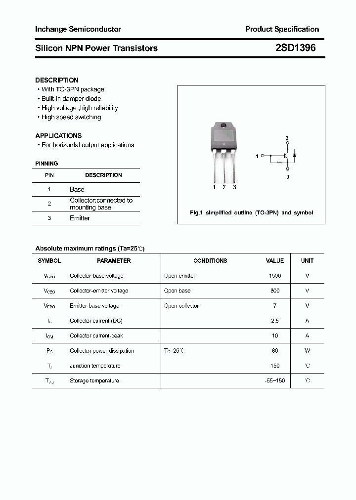 2SD1396_4373046.PDF Datasheet