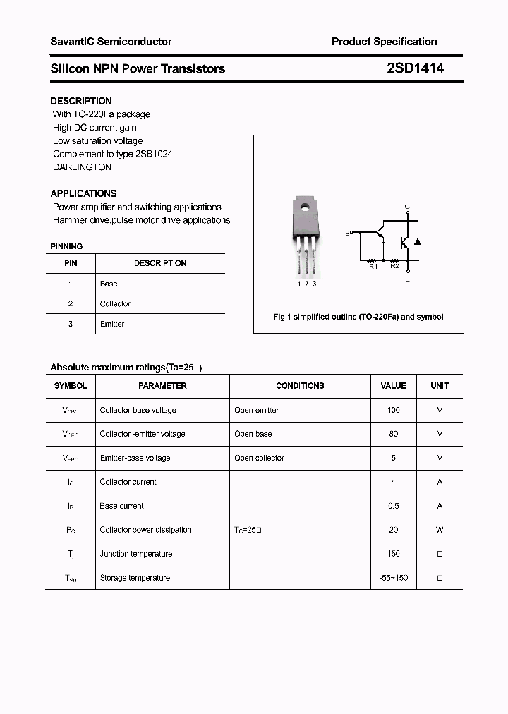 2SD1414_4469077.PDF Datasheet