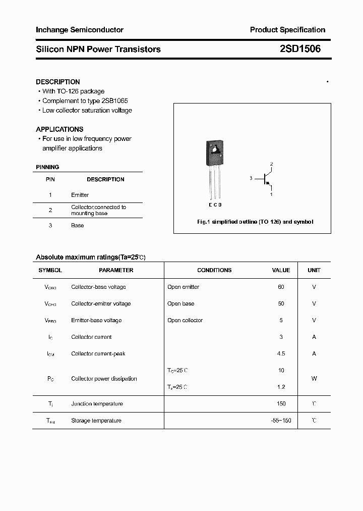2SD1506_4398016.PDF Datasheet