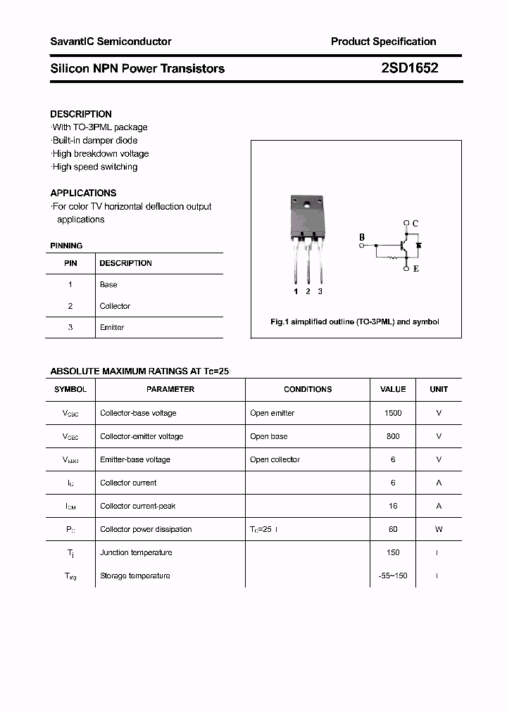 2SD1652_4373689.PDF Datasheet