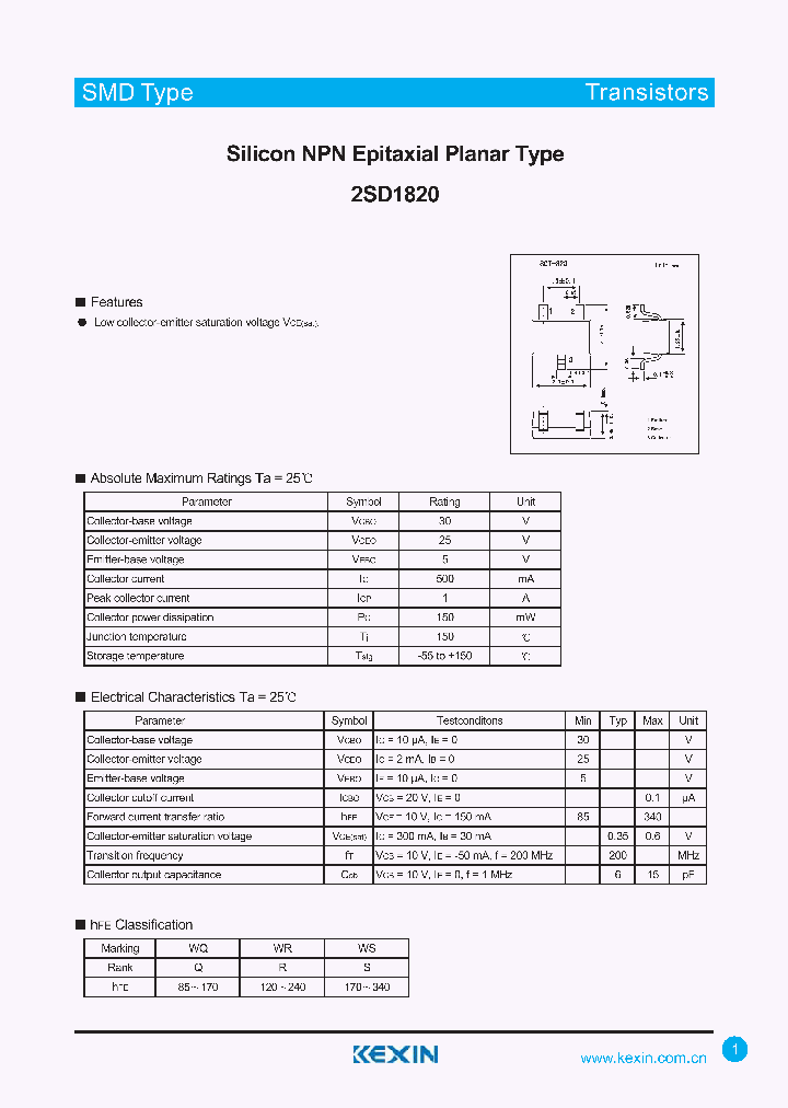2SD1820_4299230.PDF Datasheet