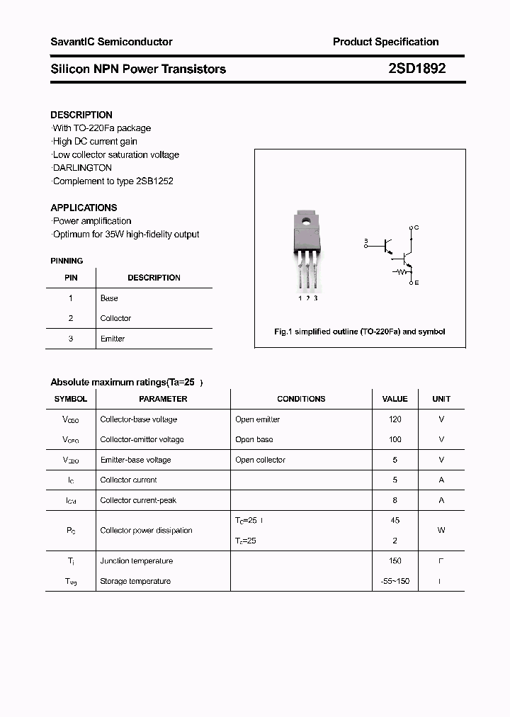 2SD1892_4419860.PDF Datasheet