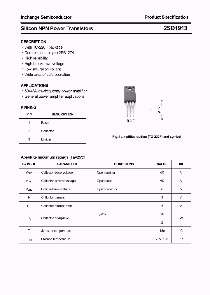 2SD1913_4361345.PDF Datasheet