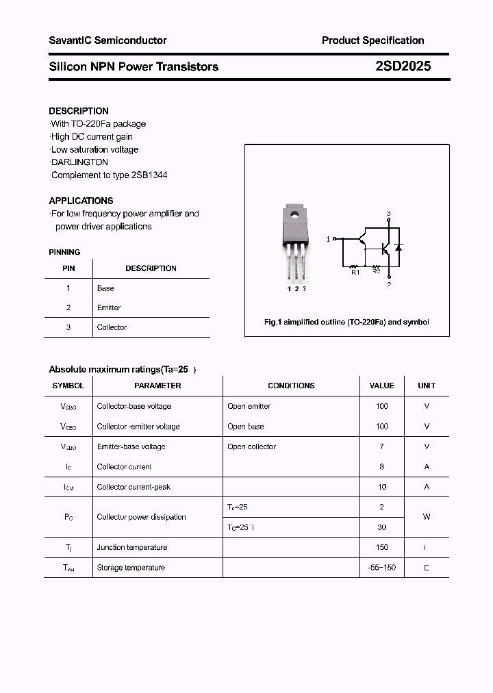 2SD2025_4436622.PDF Datasheet