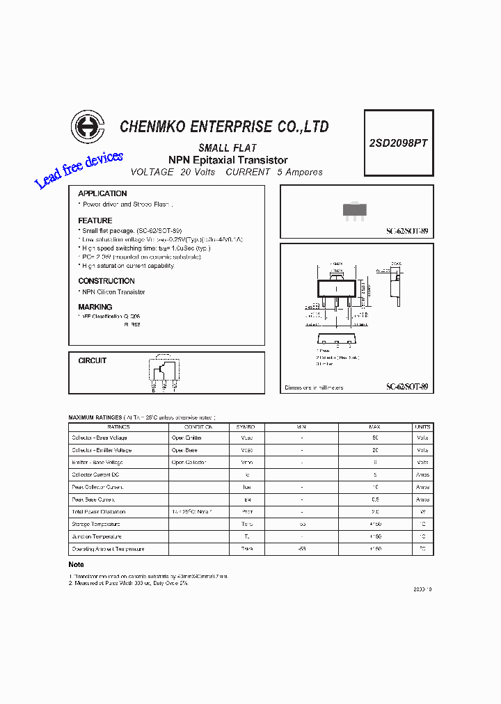 2SD2098PT_4643111.PDF Datasheet