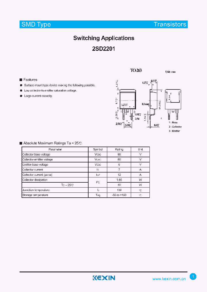 2SD2201_4712961.PDF Datasheet