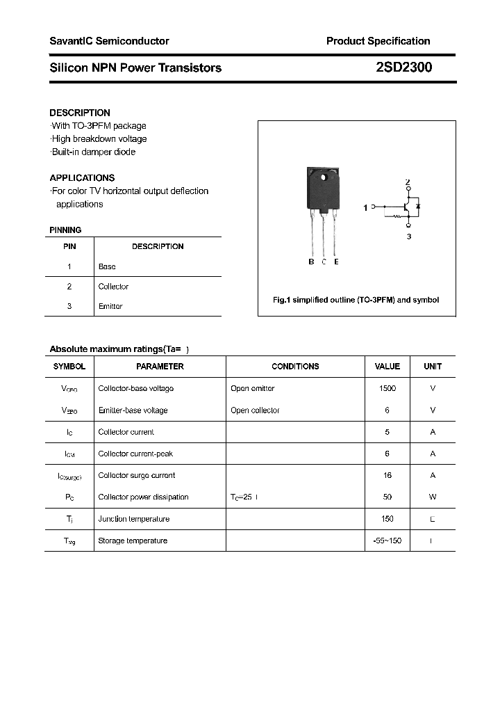 2SD2300_4422528.PDF Datasheet
