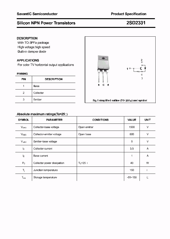 2SD2331_4397384.PDF Datasheet