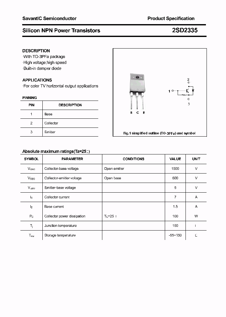 2SD2335_4397387.PDF Datasheet
