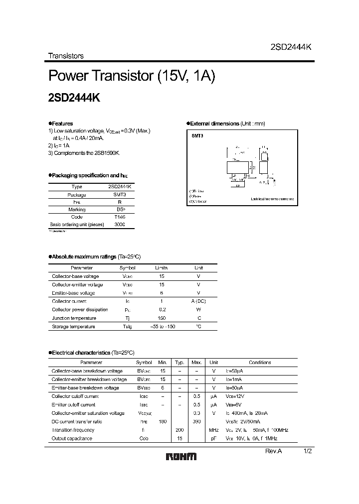 2SD2444K1_4548732.PDF Datasheet