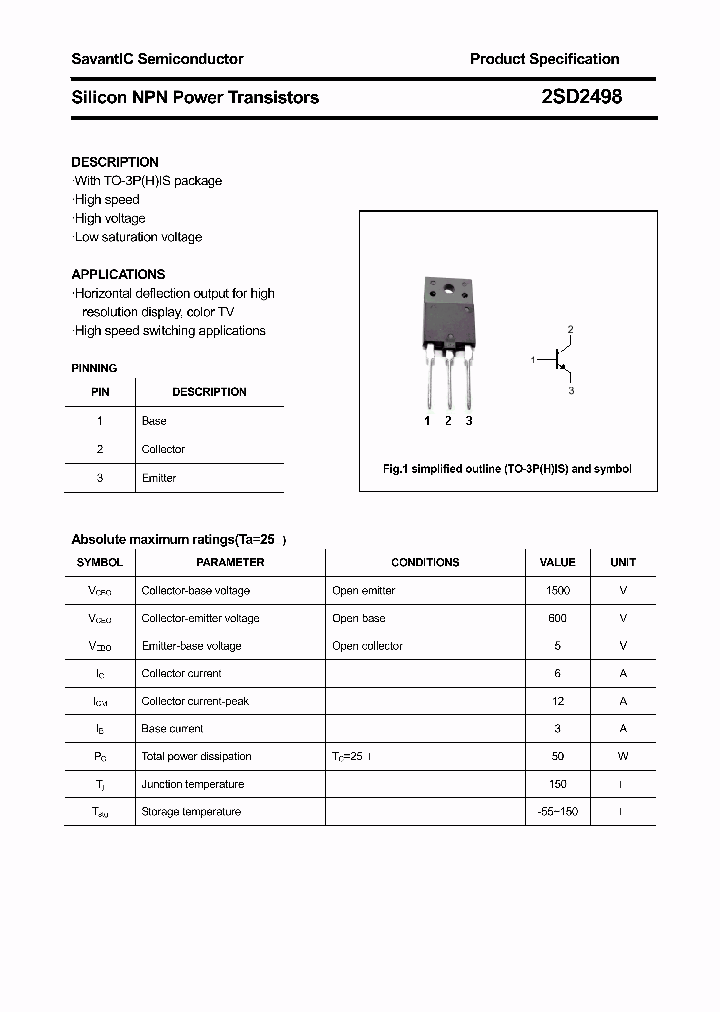 2SD2498_4388456.PDF Datasheet