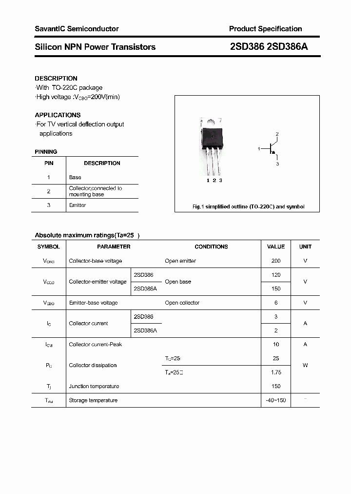 2SD386_4374134.PDF Datasheet