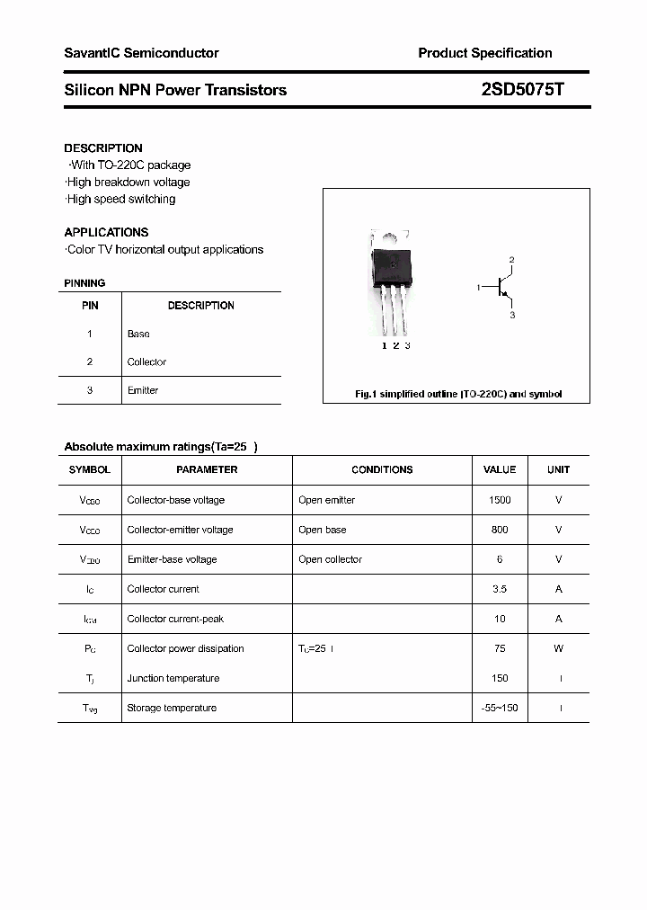 2SD5075T_4421411.PDF Datasheet