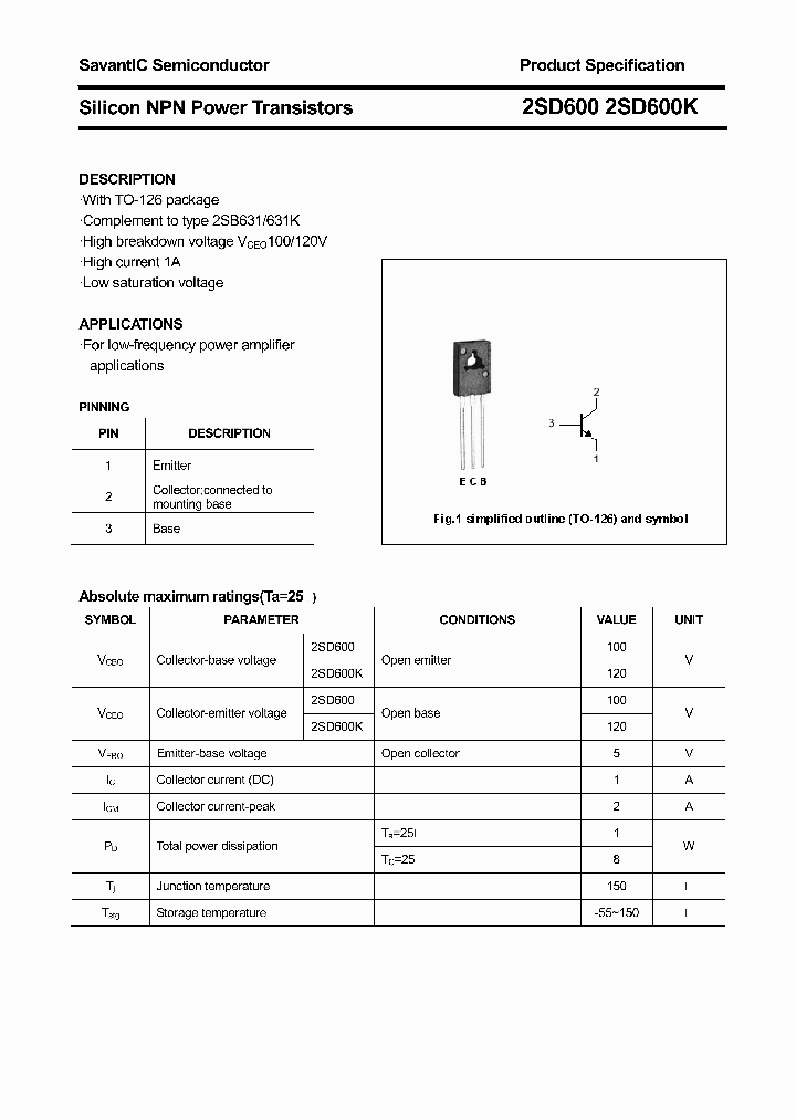 2SD600_4458583.PDF Datasheet
