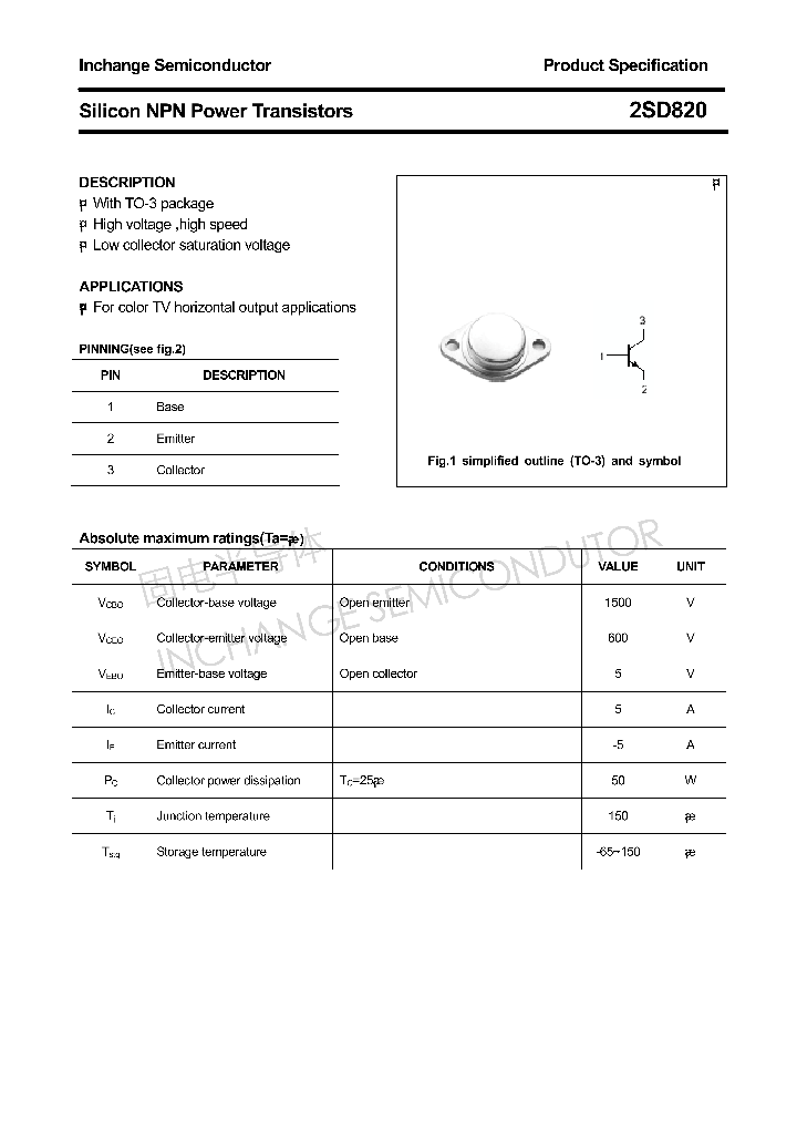 2SD820_4305713.PDF Datasheet